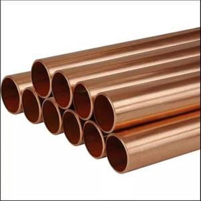 1.5 2 inch Thin Wall Copper Round Pipe Tube 99.99% PE For Oil Transportation System split ac