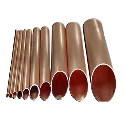 Round Copper Tube Metal Seamless Copper Pipe Straight Od 1/2" 3/4"